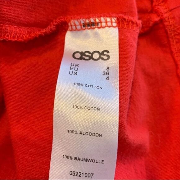 ASOS Red Off the Shoulder Top - Picture 5 of 5
